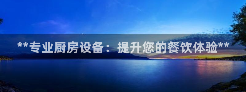 尊龙服饰有限公司地址：**专业厨房设备：提升您的餐饮体验**