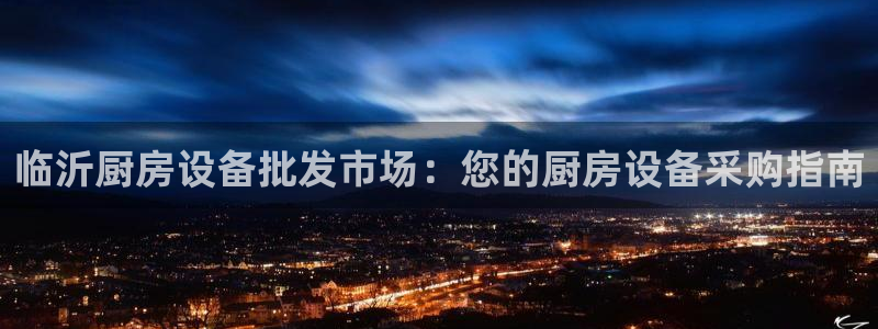 尊龙品牌怎么样：临沂厨房设备批发市场：您的厨房设备采购指南